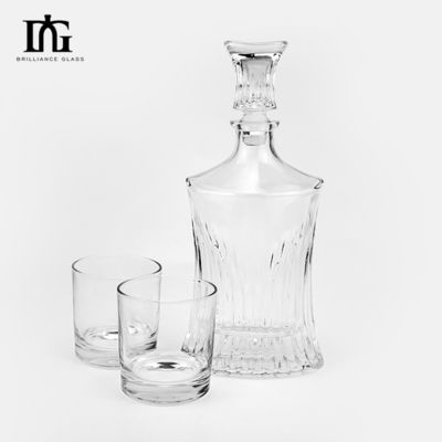 Προσαρμοσμένο λογότυπο 700 ml μπουκάλι whisky bourbon gin με φανταχτερό σχεδιασμό γυάλινης φιάλης κρασιού