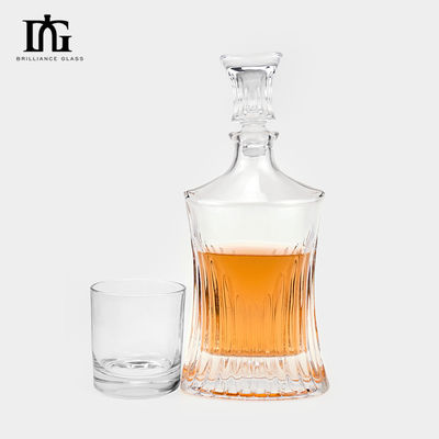 Προσαρμοσμένο λογότυπο 700 ml μπουκάλι whisky bourbon gin με φανταχτερό σχεδιασμό γυάλινης φιάλης κρασιού