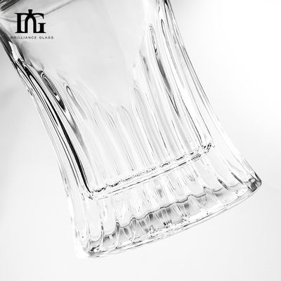 Προσαρμοσμένο λογότυπο 700 ml μπουκάλι whisky bourbon gin με φανταχτερό σχεδιασμό γυάλινης φιάλης κρασιού