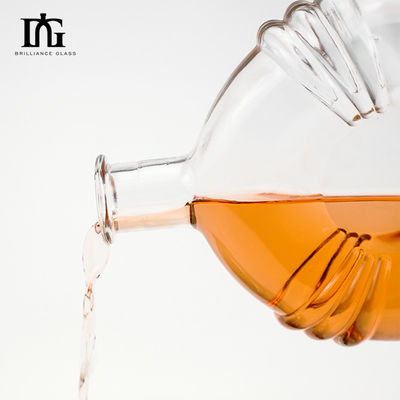 Λικέρ και Ποτά 700ml Δημιουργικό Διαφανές Σφραγισμένο Μίνι Μπουκάλι Κύκλου Κρασιού με Φελλό