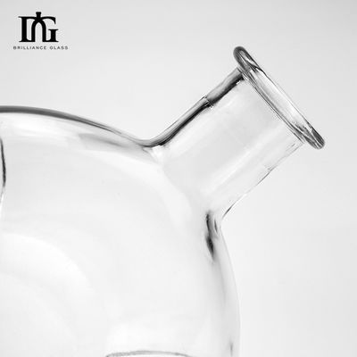 Λικέρ και Ποτά 700ml Δημιουργικό Διαφανές Σφραγισμένο Μίνι Μπουκάλι Κύκλου Κρασιού με Φελλό