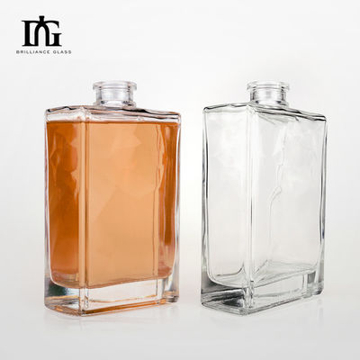 Παρέχεται ελεύθερα υλικό βάσης γυαλιού Custom Liquor για Vodka Gin 100ml 200ml 500ml 700ml