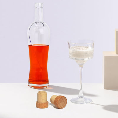 700 ml παχιά μπουκάλια γυαλιού με χαραγμένο κάτω μέρος για οινοπνευματώδη ποτά προσαρμοσμένα και διαθέσιμα ελεύθερα
