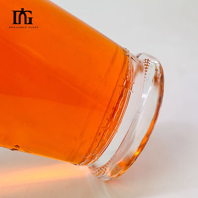 OEM/ODM Αποδεκτό 750ml Super Flint Glass Empty Liquor Flask για Ουίσκι Τζιν Βότκα