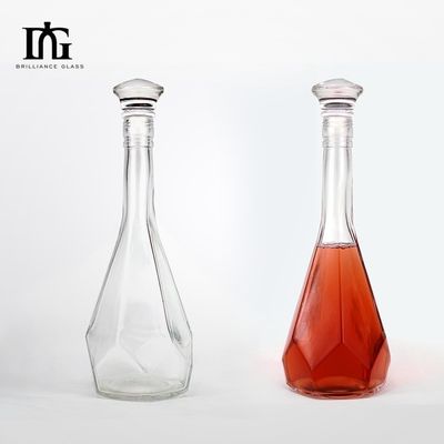 700 ml γυάλινη χαρακτική μοναδικό σχήμα προσαρμοσμένο σχήμα ποτό τζιν βότκα αναψυκτικά μπουκάλι
