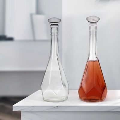 700 ml γυάλινη χαρακτική μοναδικό σχήμα προσαρμοσμένο σχήμα ποτό τζιν βότκα αναψυκτικά μπουκάλι
