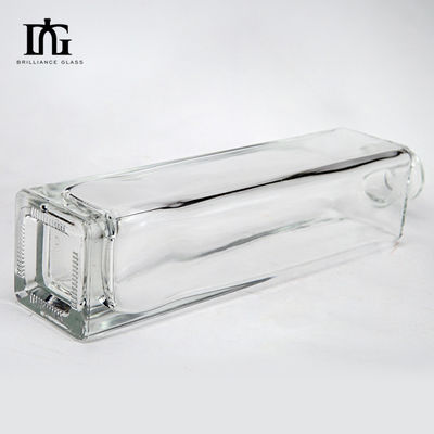 700 ml Super Flint γυάλινο άδειο μπουκάλι για οινοπνευματώδη ποτά και ποτά κολάρο υλικό γυαλί