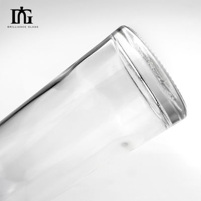 Γυάλινο μπουκάλι κρασιού High Flint Spirit 100ml Στρογγυλό σχήμα Λονικός λαιμός άδειος με φελλό Custom Made