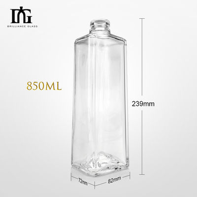 Τύπος καπάκις Στροφή από φελλό Και τα δύο 500ml Προσαρμοσμένα μπουκάλια Ουίσκι Τζιν Μπράντυ Σάκε Τεκίλα