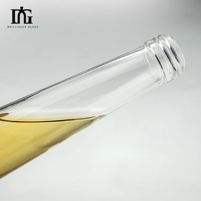 250 ml/375 ml χωρητικότητα Τεκίλα Στρογγυλό στοιβαχτό γυάλινο μπουκάλι για ποτό Βότκα Ουίσκι κρασί