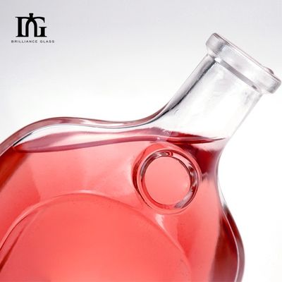 500 ml Vodka Spirit Gin Rum Glass Liquor μπουκάλι με υλικό βάση φελλού Λογότυπο γυαλιού Αποδεκτό