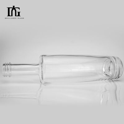 Βασικό υλικό Γυαλί Τυποποιημένα στρογγυλά γυάλινα μπουκάλια 500 ml 750 ml για κρασί