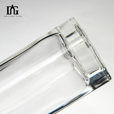Υλικό σώματος Κύπελλο 500 ml Κενά τετραγωνικά γυάλινα μπουκάλια για κρασί/βότκα/ουίσκι/ρίμ