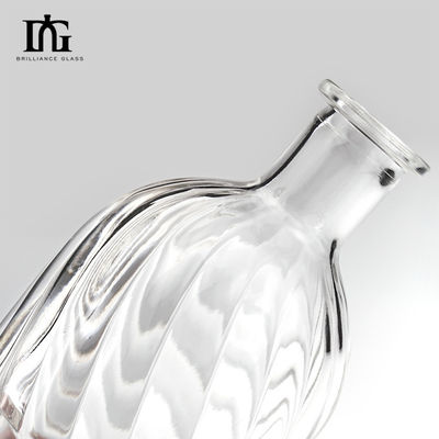 250 ml/500 ml/700 ml/750 ml χωρητικότητα χαρακτική επιφάνεια χειρισμός γυάλινο μπουκάλι για ουίσκι βότκα