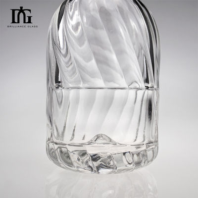 250 ml/500 ml/700 ml/750 ml χωρητικότητα χαρακτική επιφάνεια χειρισμός γυάλινο μπουκάλι για ουίσκι βότκα
