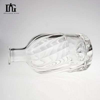 250 ml/500 ml/700 ml/750 ml χωρητικότητα χαρακτική επιφάνεια χειρισμός γυάλινο μπουκάλι για ουίσκι βότκα