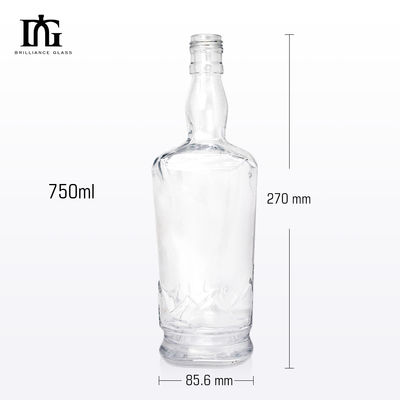500 ml μπουκάλια Super Flint Glass με T φελλό για βότκα και ουίσκι