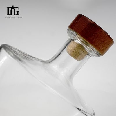 750 ml γυάλινα μπουκάλια κρασιού με κάλυμμα από φελλό και σφραγίδα