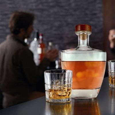 750 ml γυάλινα μπουκάλια κρασιού με κάλυμμα από φελλό και σφραγίδα