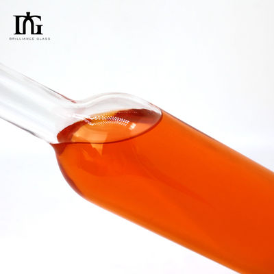 Ζεστό Άδειο 750 ml Λικέρ Τζιν Ουίσκι 500 ml Βότκα Μπράντυ Πνευματώδη Γυάλινο μπουκάλι για ποτά