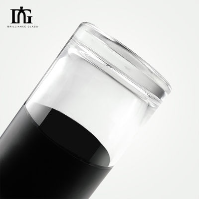 750 ml Custom Matte Black Glass Wine Flask Ιδανικό για συσκευασία σαμπάνιας και κόκκινου κρασιού