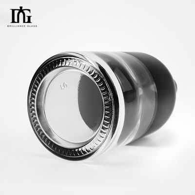 750 ml Custom Matte Black Glass Wine Flask Ιδανικό για συσκευασία σαμπάνιας και κόκκινου κρασιού