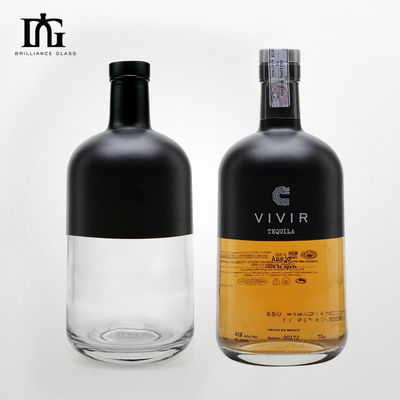 Βάζο κρασιού γυαλιού 750 ml με χαραγμένο χρώμα για κατασκευαστές σαμπάνιας και κόκκινου κρασιού