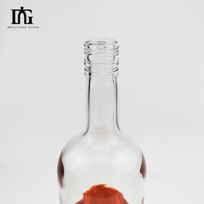 Φιαλίδιο κενού κρασιού 500 ml με γυάλινο κολάρο, κατασκευασμένο για πελάτες OEM/ODM