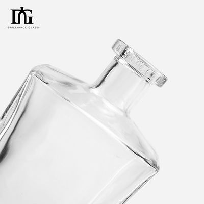 OEM/ODM Αποδεκτό Φανταστικό 500ml τετραγωνικό μπουκάλι ποτού γυαλιού για παγωμένο κρασί