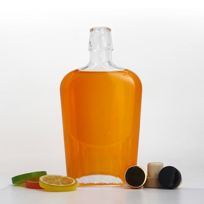750 ml/1000 ml γυάλινο μπουκάλι για οινοπνευματώδη ποτά Ουίσκι Ρουμ Τζιν Τεκίλα Μπράντυ χαραγμένο φελλό