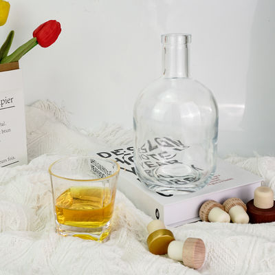 330ml/500ml/700ml Φιάλο κρασιού για οινοπνευματώδη ποτά Φιάλο γυαλιού Ζωγραφική Γλυπτική Ζεστή σφράγιση