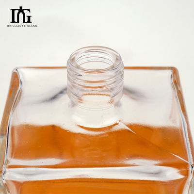 Κλασσικό γυάλινο μπουκάλι ποτών 100ml 200ml 250ml 500ml 700ml 1000ml κρασί ουίσκι μπράντυ τεκίλα τζιν μπουκάλι με φελλό