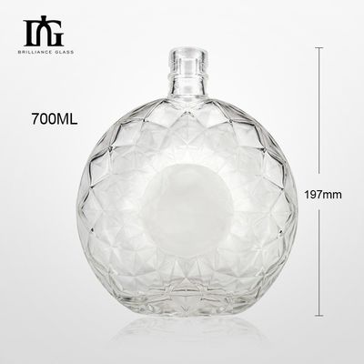 Κύκλωμα μπουκάλι 500ml 700ml 750ml με υλικό γυαλιού και προηγμένη τεχνολογία