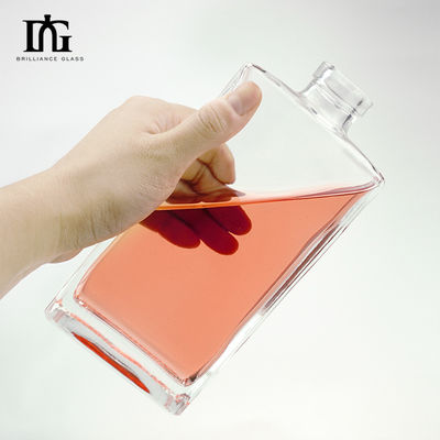 Υψηλής ποιότητας 100 ml μίνι ποτό βότκα ουίσκι ρούμι μπράντυ τζιν γυάλινο μπουκάλι για ποτά