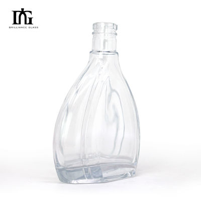 500 ml κενό γυαλί μπουκάλι οινοπνεύματος για ρούμι ουίσκι βότκα οινοπνεύματα κολάρο υλικό γυαλί