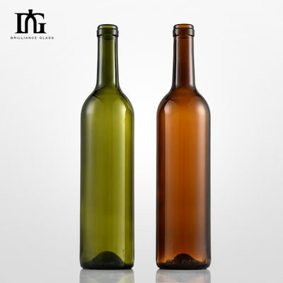 750 ml φιαλίδιο κρασιού με φελλό για ανθρακούχα ποτά σε αρχαίο πράσινο χρώμα προσαρμοσμένο
