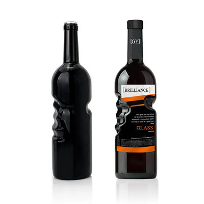 Φιαλίδια γυαλιού αμυλού κρασιού με φελλό 500 ml 750 ml για οινοπνευματώδη ποτά