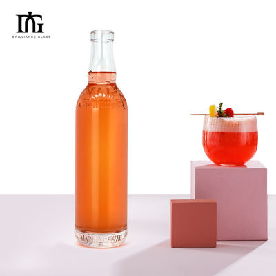 Υλικό του σώματος Γυαλί 750 ml 500 ml Ουίσκι Τζιν μπουκάλι ουίσκι για ποτά και αρώματα