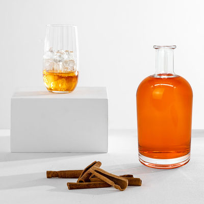 TJ028 750 ml Super Flint Διαφανής Βότκα Αλκοόλ Λικέρ γυάλινο μπουκάλι