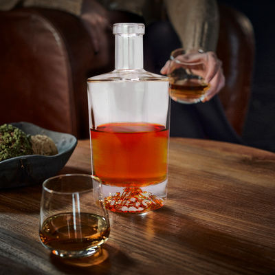 Μπουκάλια γυάλινων ποτών 750 ml Super Flint Vodka Alcohol Liquor 500 ml Spirits Φιάλη 700 ml