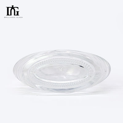 750 ml γυάλινα καθαρά στρογγυλά 700 ml γυάλινα μπουκάλια με αλκοόλ για ουίσκι και μπράντυ TJ008