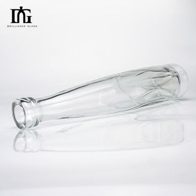 Βασικό υλικό Γυαλί 500ml700ml750ml1000ml Ultra Flint Custom Gin μπουκάλι για οινοπνεύματα