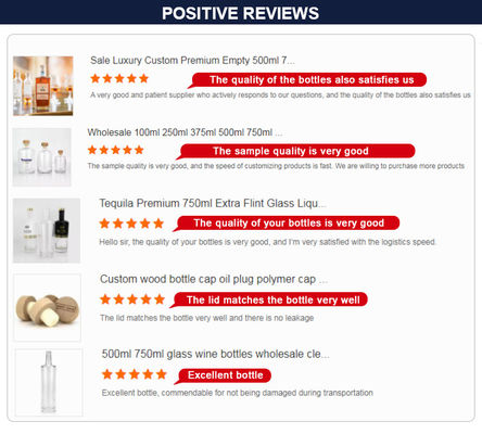 500 ml 700 ml 750 ml 1000 ml γυάλινο μπουκάλι τεκίλα βότκα ουίσκι μπουκάλι βάση υλικό γυαλί