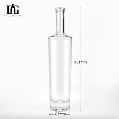 700 ml Διαυγές γυάλινο μπουκάλι για ποτά Ουίσκι Τεκίλα Xo Spirits Βότκα Τζιν Ρουμ Μπράντυ