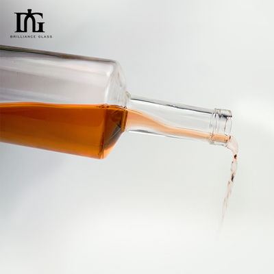 700 ml Διαυγές γυάλινο μπουκάλι για ποτά Ουίσκι Τεκίλα Xo Spirits Βότκα Τζιν Ρουμ Μπράντυ