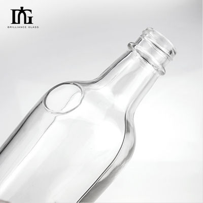Εκτύπωση με μεταξοειδή οθόνη 500ml/700ml/750ml χωρητικότητα Διαφανές αρωματικό μπουκάλι κόκκινου κρασιού