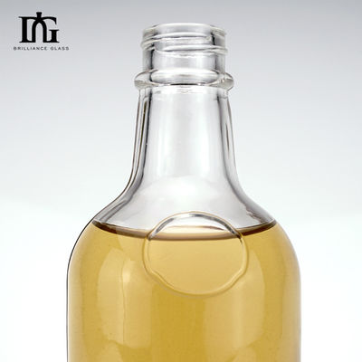 Εκτύπωση με μεταξοειδή οθόνη 500ml/700ml/750ml χωρητικότητα Διαφανές αρωματικό μπουκάλι κόκκινου κρασιού