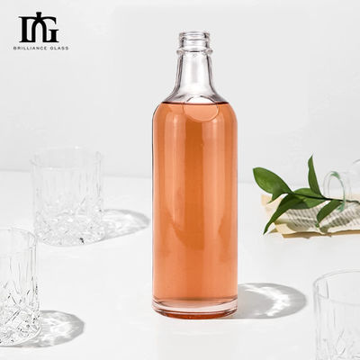 Εκτύπωση με μεταξοειδή οθόνη 500ml/700ml/750ml χωρητικότητα Διαφανές αρωματικό μπουκάλι κόκκινου κρασιού