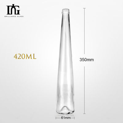 Προσαρμοσμένο 375ml 500ml 700ml 750ml μπουκάλι υλικό σώμα γυαλί για ποτό φανταχτερό ποτό