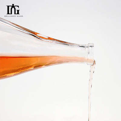 500 ml Καθαρή Κενή Βότκα Λικέρ 700 ml Τζιν Ρομ Πνευματώδη Αλκοόλ γυάλινα μπουκάλια για τσάι και λικέρ